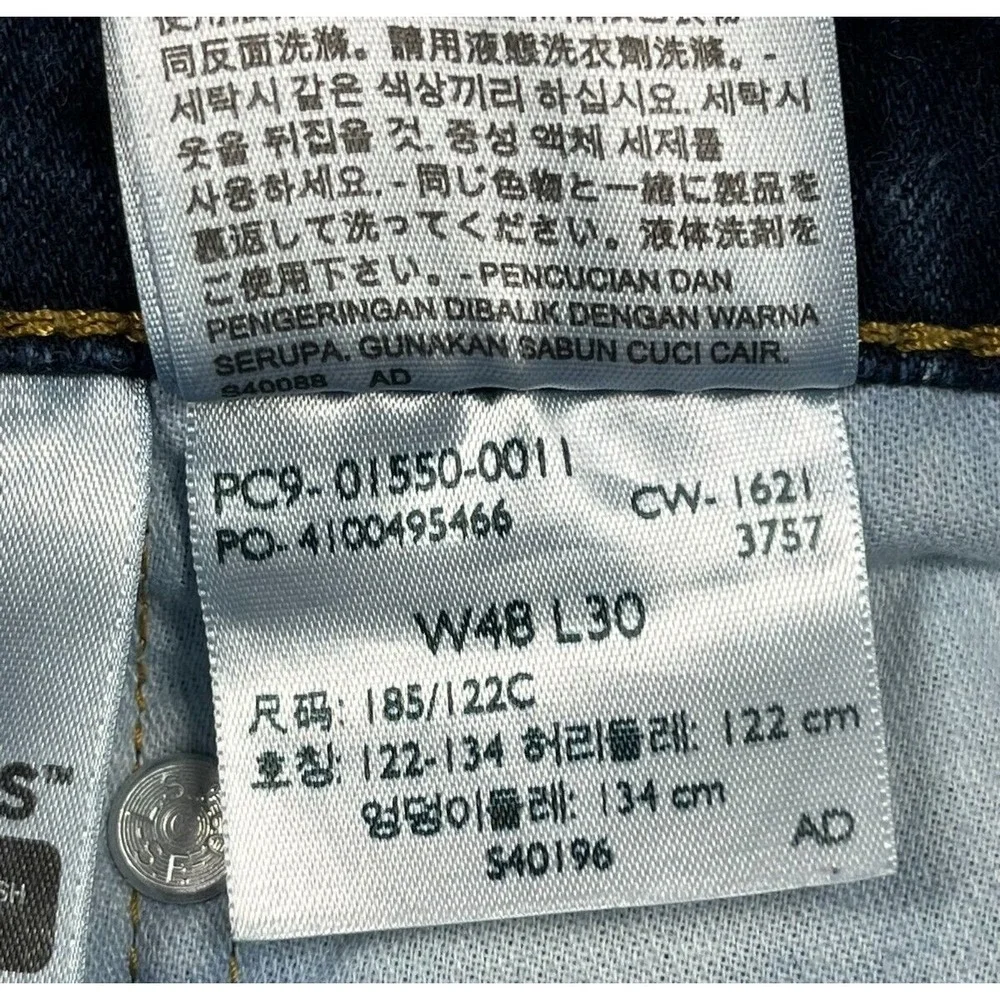Levi's Jeans Men's 48W(Fits 46x29) 550 Relaxed Fit Medium Wash Denim Comfortable